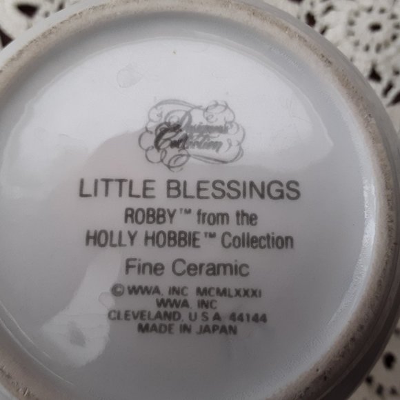 Vintage Holly Hobbie - Robby - Little Blessings - Mug - Made in Japan - Picture 4 of 4